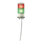 Sinalizador Luminoso Coluna Sirene LED Verde Vermelho 24V Fix.Base XVGB2SW Schneider