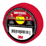 Fita Isolante Imperial Vermelha 18mm x 20M