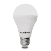 Lâmpada LED A70 E27 6500K Luz Branca Fria Bivolt 15W 20390 Ourolux