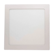 Luminária LED Comercial Plafon Quadrado Sobrepor Branco Bivolt 6400K 18W 03215 Ourolux