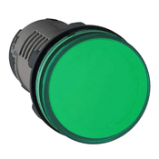 Sinalizador Monobloco Plástico Verde 22mm 220VCA XA2EVM3LC Schneider