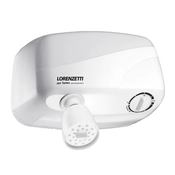 Chuveiro 7800 W 220v Branco - JET TURBO 7540401 - Lorenzetti