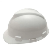 Capacete Aba Frontal Catraca Com Jugular B Branco V-Gard 217256 - CA 498 - MSA