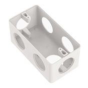 Condulete Múltiplo Pvc L 1/2-3/4" Branco Sem Tampa 6S LPB61015CORPOPVCBR Wetzel