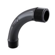 Curva Não Metálica Eletroduto 90 Graus - Raio Curto Pvc Preta Bsp 1" Pesado - 33051905 - TIGRE