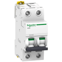 Disjuntor Mini Bipolar 32A 440VCA C 10KA Acti9 A9F84232 Schneider
