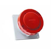 Tomada Industrial Não Metálica Embutir 3 Polos + Terra 63A 380440V Vermelha SN4546 Steck