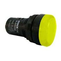 Sinaleiro Redondo Plástico Amarelo 24v Led SLDS243 Steck