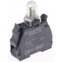 Bloco Luminoso Led Branco 24 A 120 V Terminal Fixação Parafuso ZBVBG1 Schneider