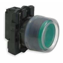 Botão Verde 22mm 600V 1NA Impulso Com Capa Protetora Silicone XB5AP31 Schneider