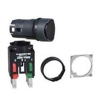 Botão Redondo Preto 16mm 1NA+1NF Impulso XB6AA25B Schneider
