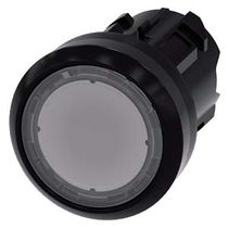 Frontal Botão Comando Iluminado Redondo Incolor 22mm 3SU10010AB700AA0 Siemens