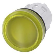 Frontal Sinaleiro Comando Redondo Plástico Amarelo 22mm 3SU10016AA300AA0 Siemens