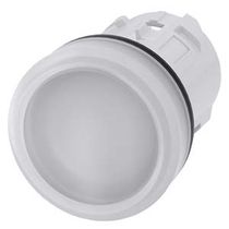 Frontal Sinaleiro Comando Redondo Plástico Branco 22mm 3SU10016AA600AA0 Siemens