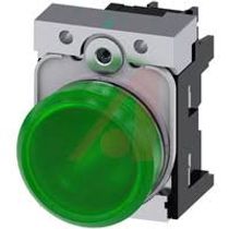 Sinaleiro Redondo Metálico Verde 22mm 230V LED 3SU11566AA401AA0 Siemens