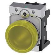 Sinaleiro Redondo Metálico Amarelo 22mm 230V LED 3SU11566AA301AA0 Siemens