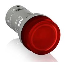 Sinaleiro Redondo Plastico Vermelho 22mm 110130Vcc LED 1SFA619403R5151 ABB