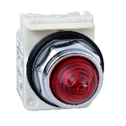 Sinaleiro Redondo Metálico Vermelho 30,0 mm 120V LED 9001KP38LRR9 Schneider