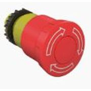 Botão Redondo Vermelho 22mm 1NF Trava Emergência CSWBESG010000003V WEG