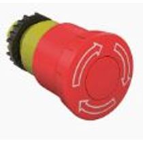 Botão Redondo Vermelho 22mm 1NF Trava Emergência CSWBESG010000003V WEG