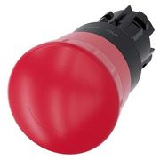 Frontal Botão Comando Cogumelo 40 Mm Vermelho 22 Mm 3SU10001HB200AA0 Siemens