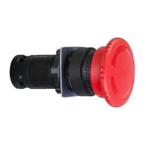 Botão Cogumelo 40mm Vermelho 22mm 250V 1NA+1NF XB7ES545P Schneider