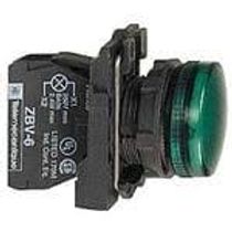 Sinaleiro Redondo Plástico Verde 22,0 Mm 120 V Led Schneider