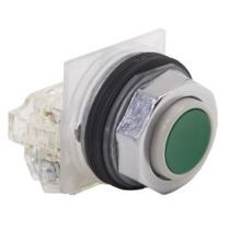 Botão Metálico Verde 30mm 1NA+1NF Impulso 9001KR3GH13 Schneider
