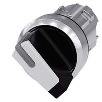 Comutador Iluminado Knob Curto Branco 22mm 45 Graus 3SU10522BC600AA0 Siemens