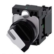 Comutador Iluminado Knob Curto Branco 22mm 3SU11002BF601BA0 Siemens