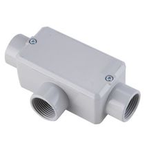 Condulete Alumínio T 3/4" NPT Cinza Com Tampa 56106042 Tramontina