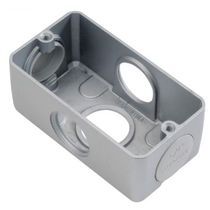 Condulete Metálico Multiplo Aluminio X 2" Com Tampa Sem Pintura 56200006 Tramontina