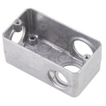 Condulete Metálico Multiplo Aluminio L 2" Com Tampa Sem Pintura 56200016 Tramontina