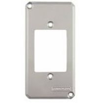 Tampa Metálica Condulete Alumínio Pintado Cinza 3 Postos Horizontais 1/2 3/4" 56115004 Tramontina