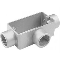 Condulete Alumínio T 3/4" BSP Cinza Sem Tampa Sem Vedação T15/1 Wetzel