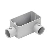 Condulete Aluminio LR 3/4" BSP Cinza Sem Tampa Tgvp E002060031 Wetzel