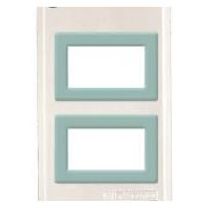 Tampa Metalica Condulete Aluminio Sem Pintura 2 Postos Horizontais (Sistema Modular Liz/Lux) 1" 56117047 Tramontina