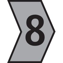 Anilha PVC Cinza 1,50 A 10,00 MM2 8 - MHG3/7 - Hellermann