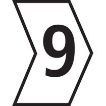 Anilha PVC Branca 1,50 A 10,00 MM2 9 - MHG3/7 - Hellermann