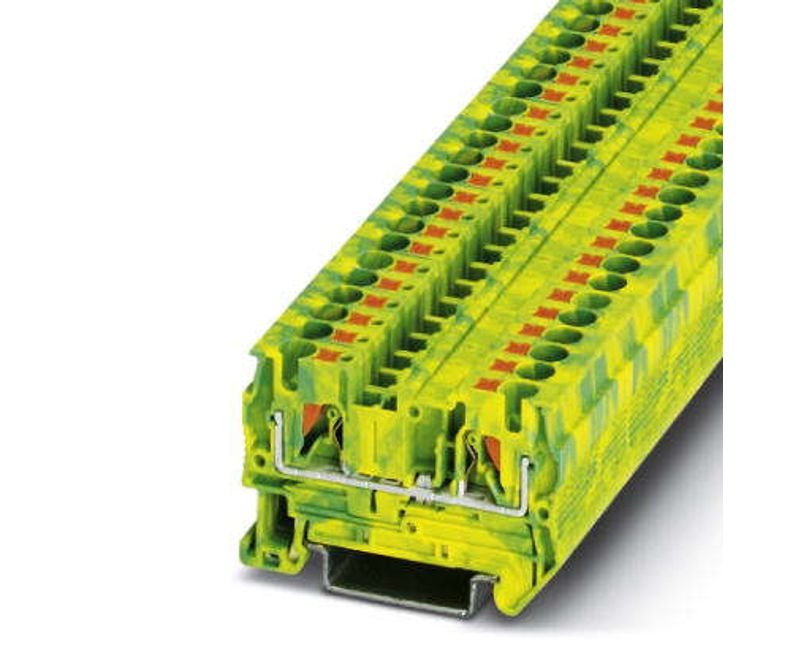 Conector Passagem Terra Poliamida Verde/Amarelo 0,2 Mm2 A 6 Mm2