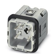 Porta Contato Macho 4 Polos + Terra 24A 1585236 Phoenix Contact