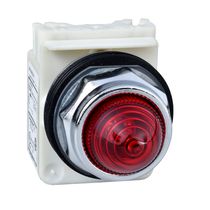 Sinaleiro Redondo Metálico Vermelho 30,0 mm 24V LED 9001KP35LRR9 Schneider