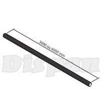 Barra Roscada Aço Carbono Galvanizado Eletrolitico Unc-Unificada Grossa 5/16" 3000mm - DP608 - DISPAN