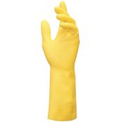 Luva Látex Natural Amarela Anti Derrapante Pro 280 PA22550 Tamanho 7/M CA 11872 Mapa Mucambo