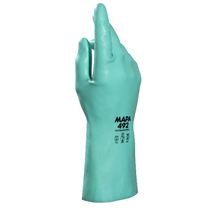 Luva Nitrílica Verde Anti-Derrapante Tamanho 7/M Ultranitril - AF492 - MAPA - MUCAMBO