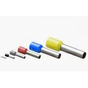 Terminal Elétrico Tubular Simples (Ilhos) Pre-Isolado 1mm2 Vermelho - TI18 - Intelli