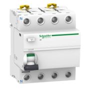 Disjuntor Diferencial Residual Tetrapolar A/C 400VCA 63A 300Ma A9R74463 Schneider