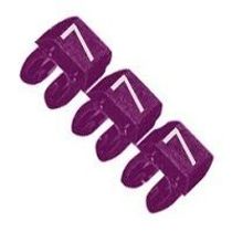 Anilha Poliamida 6.6 Violeta 1,50 A 2,50 Mm2 7 - CAB3 - Cemar