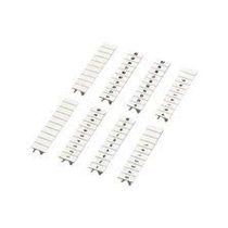 Identificador Poliamida Branco Numero 1 A 10 Cartela com 100 Identificadores - NSYTRAB510 - Schneider