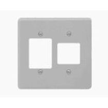 Placa 3 + 2 Postos 4 X 4" Cinza Silentoque 8523 PIAL